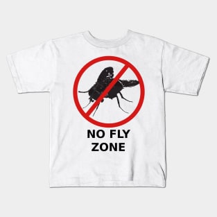 No Fly Zone Kids T-Shirt